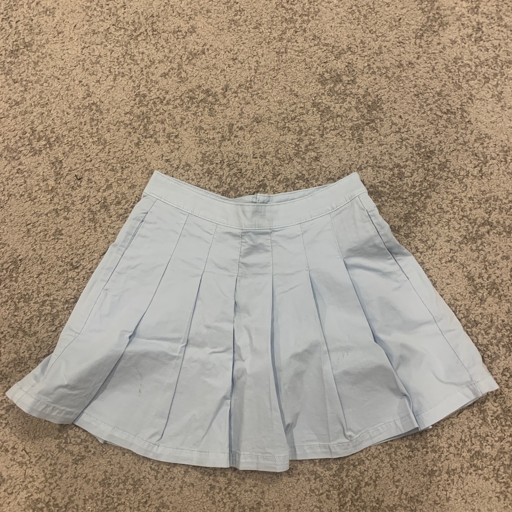 American eagle pleated blue skirt